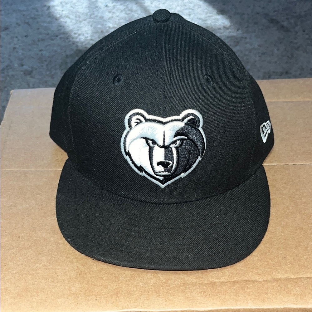 NBA Memphis grizzlies Black Hat with Bear Logo
